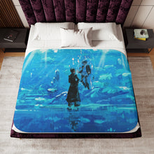 Load image into Gallery viewer, Anime Blue Exorcist Sherpa Blanket
