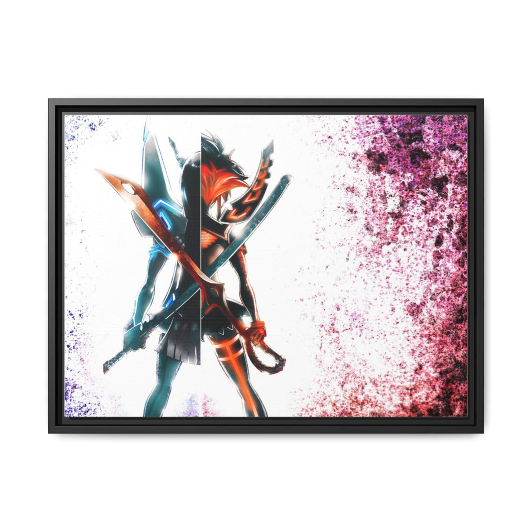 Anime Kill La Kill Canvas Framed Art Print