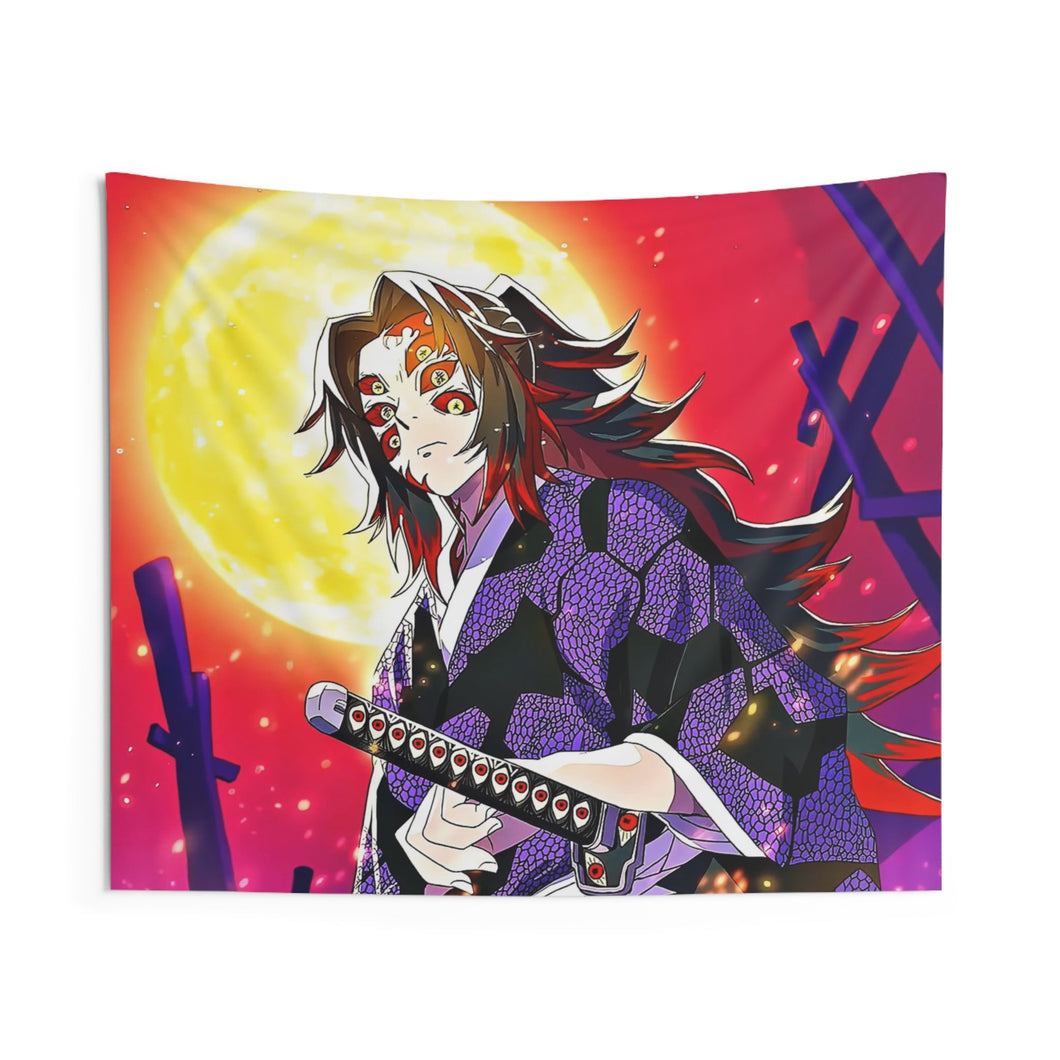 Kokushibo Upper Six Indoor Wall Tapestry