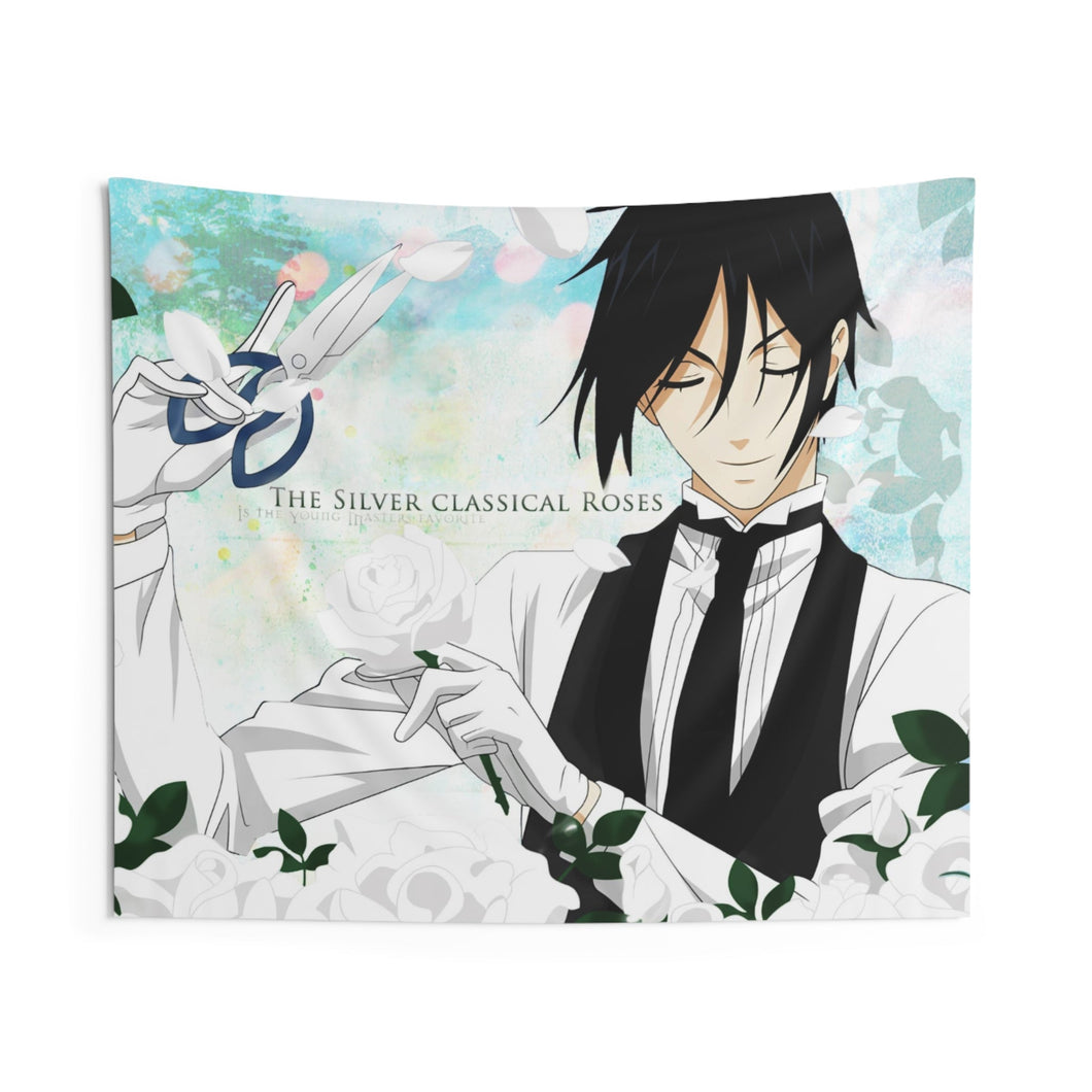 Black Butler Indoor Wall Tapestry
