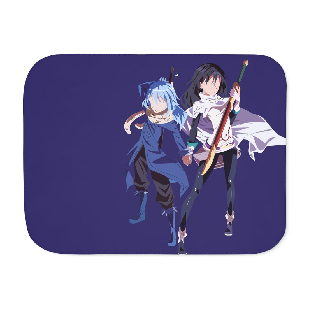 Rimura Tempest & Shizue Izawa Minimalist Sherpa Blanket