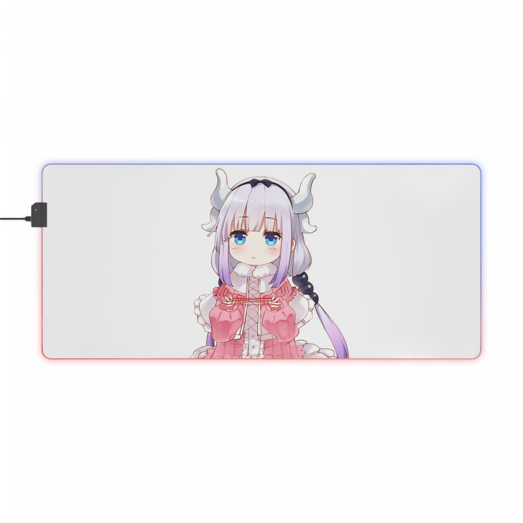 Miss Kobayashi's Dragon Maid Kanna Kamui, Kobayashi San Chi No Maid Dragon RGB LED Mouse Pad (Desk Mat)