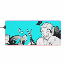 Load image into Gallery viewer, One Piece Tony Tony Chopper, Usopp RGB LED Mouse Pad (Desk Mat)
