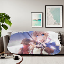Load image into Gallery viewer, Violet Evergarden Sherpa Blanket
