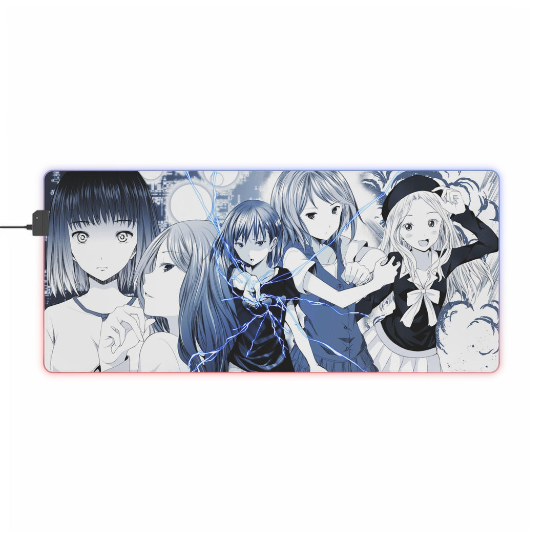 A Certain Scientific Railgun Mikoto Misaka RGB LED Mouse Pad (Desk Mat)