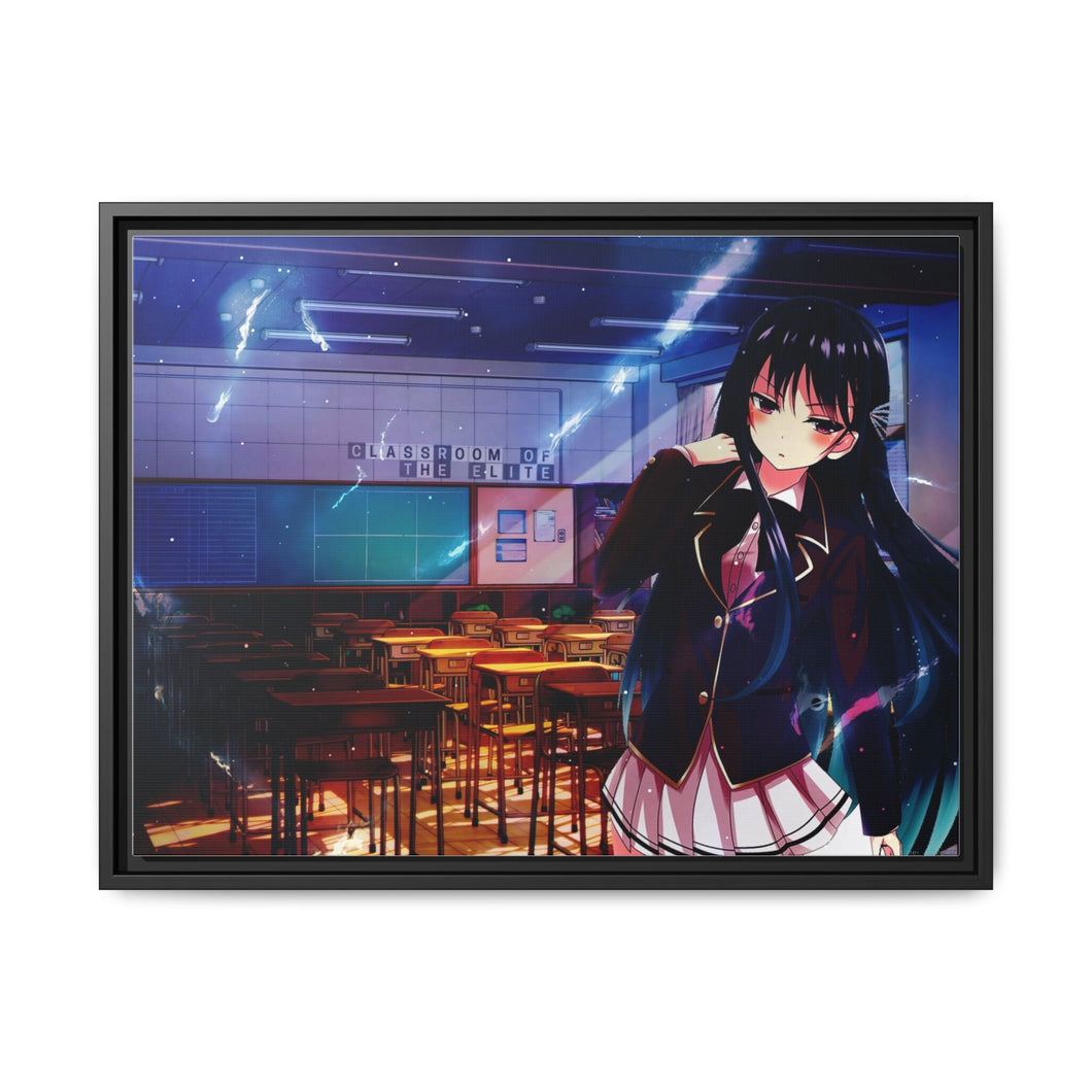 Horikita Suzune Canvas Framed Art Print