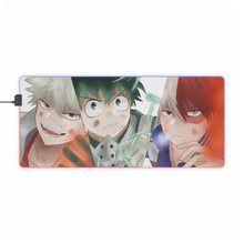Load image into Gallery viewer, My Hero Academia Izuku Midoriya, Katsuki Bakugou RGB LED Mouse Pad (Desk Mat)
