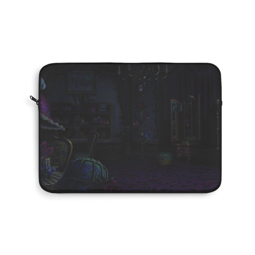 Dark Purple Room with Hats Laptop Sleeve