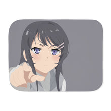 Load image into Gallery viewer, Rascal Does Not Dream Of Bunny Girl Senpai Sherpa Blanket
