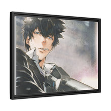 Load image into Gallery viewer, Shinya Kogami With His dominator Canvas Framed Art Print
