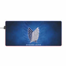 Load image into Gallery viewer, Anime Attack On Titan RGB LED Mouse Pad (Desk Mat)
