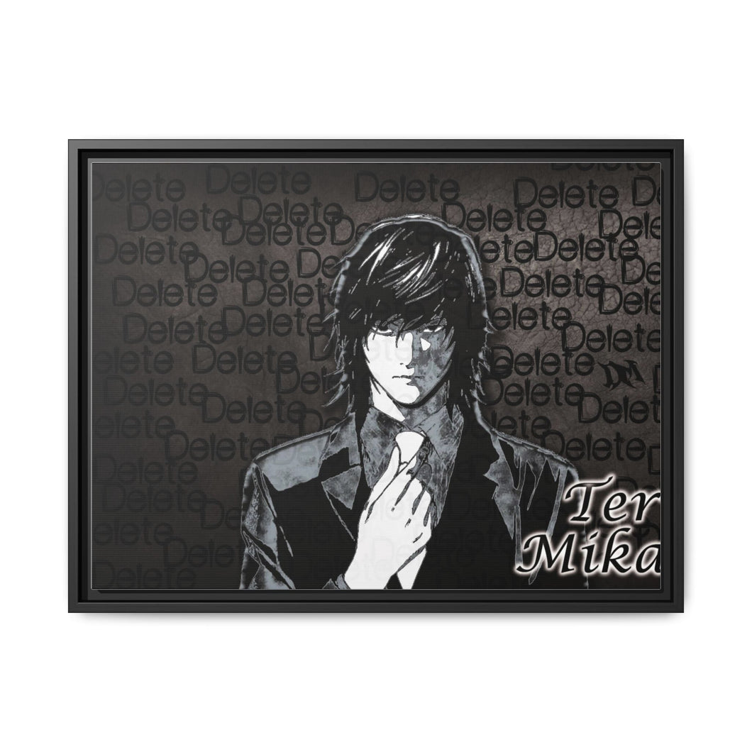 Teru Mikami (Death Note) Canvas Framed Art Print