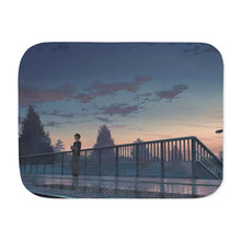 Load image into Gallery viewer, Taki&#39;s thoughts - From &quot;Your Name.&quot;(君の名は。) Sherpa Blanket
