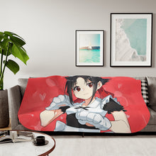 Load image into Gallery viewer, Kaguya Shinomiya Sherpa Blanket
