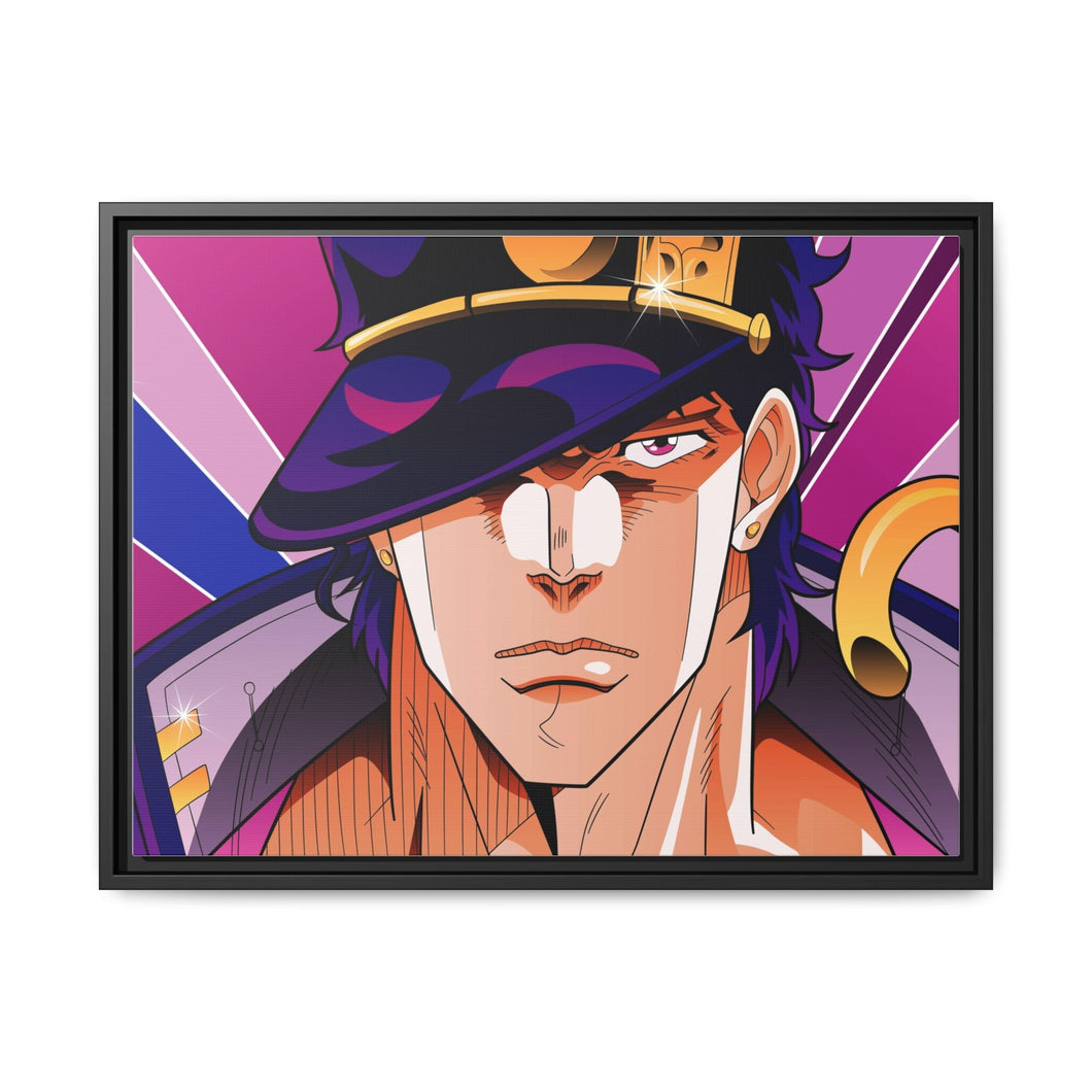 Jotaro Kujo Canvas Framed Art Print