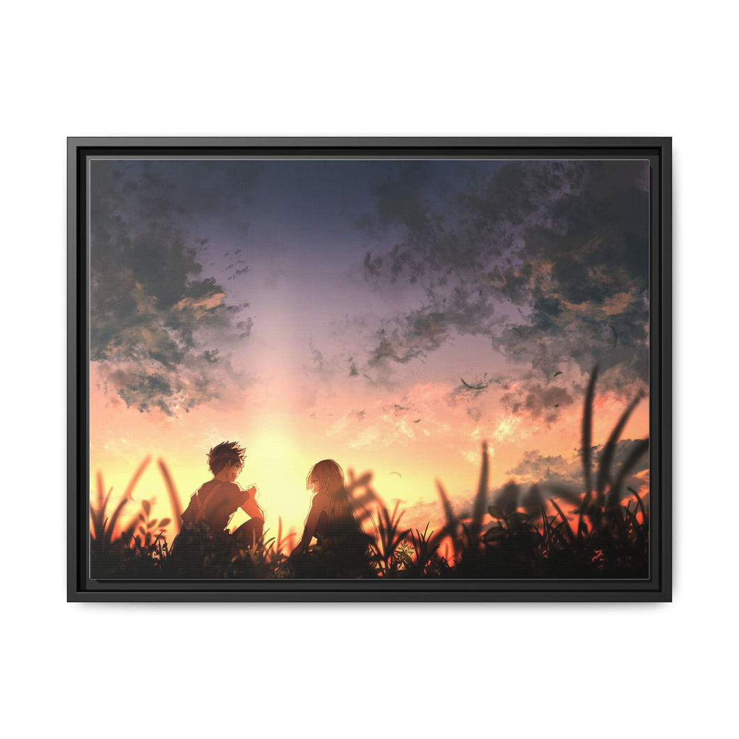 Anime Dr. Stone Canvas Framed Art Print
