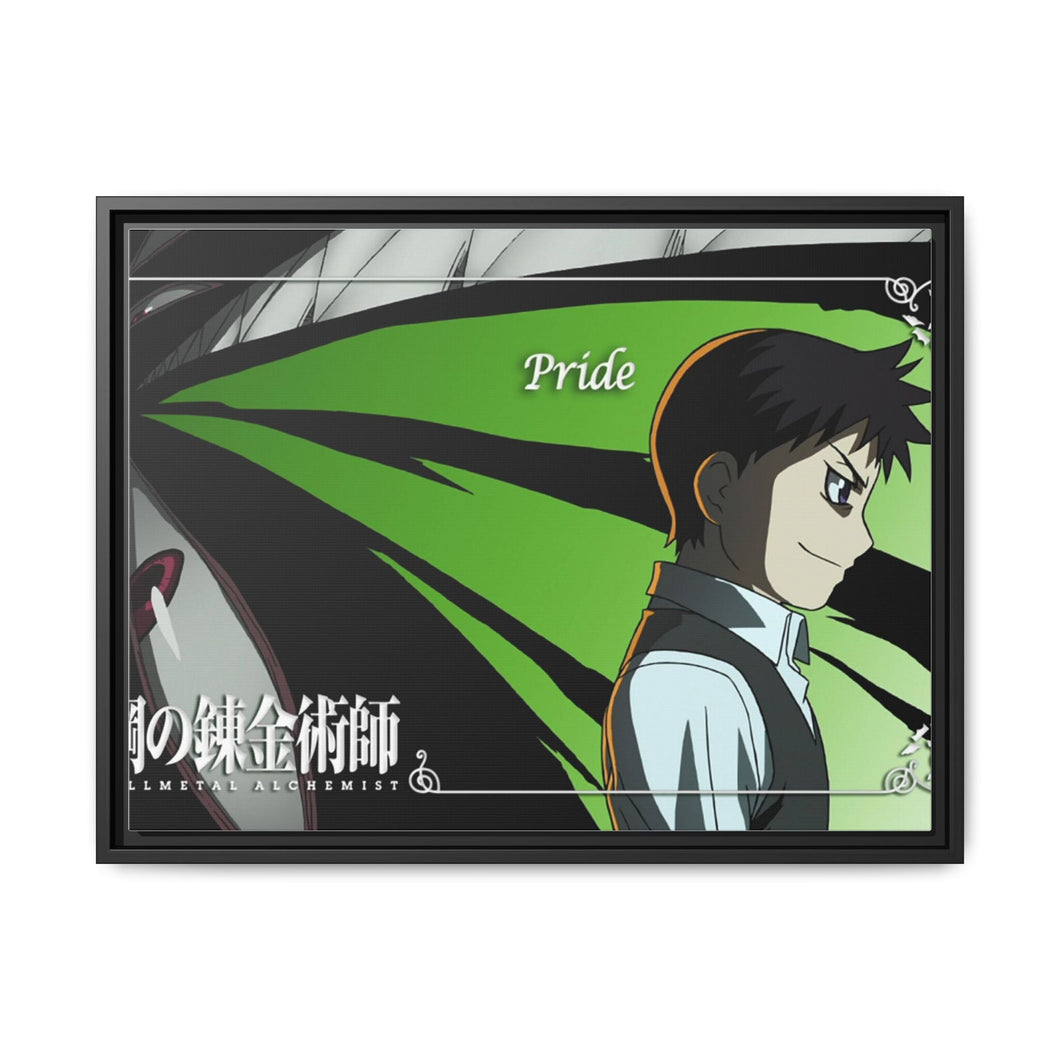 Anime FullMetal Alchemistr Canvas Framed Art Print