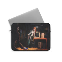 Load image into Gallery viewer, Okabe and Kurisu Time Jump Laptop Sleeve
