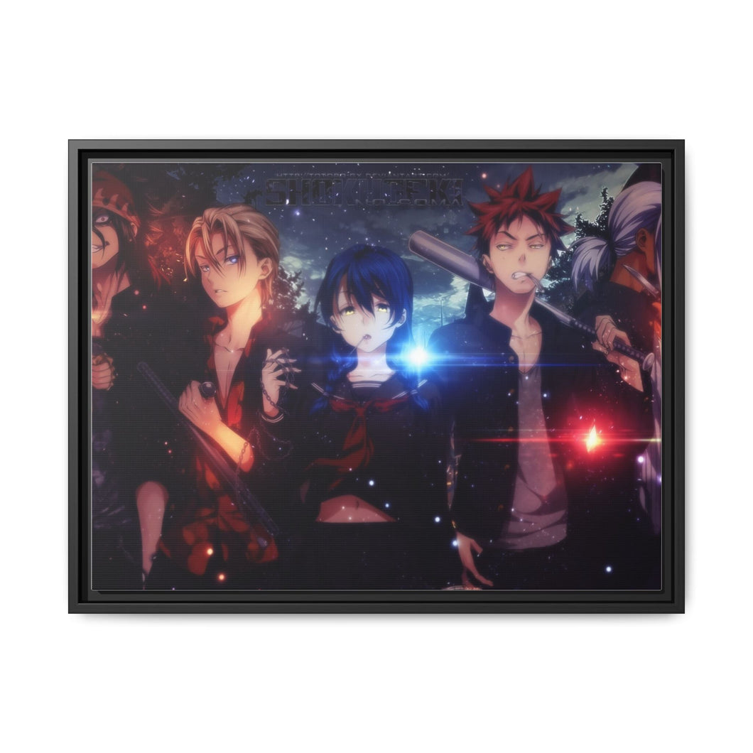 Food Wars: Shokugeki no Soma Canvas Framed Art Print