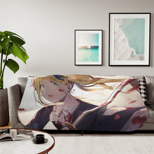 Load image into Gallery viewer, Black Butler Sherpa Blanket
