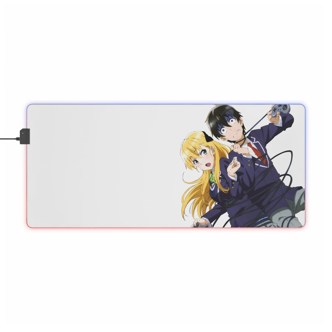 Gamers! Karen Tendou, Keita Amano RGB LED Mouse Pad (Desk Mat)