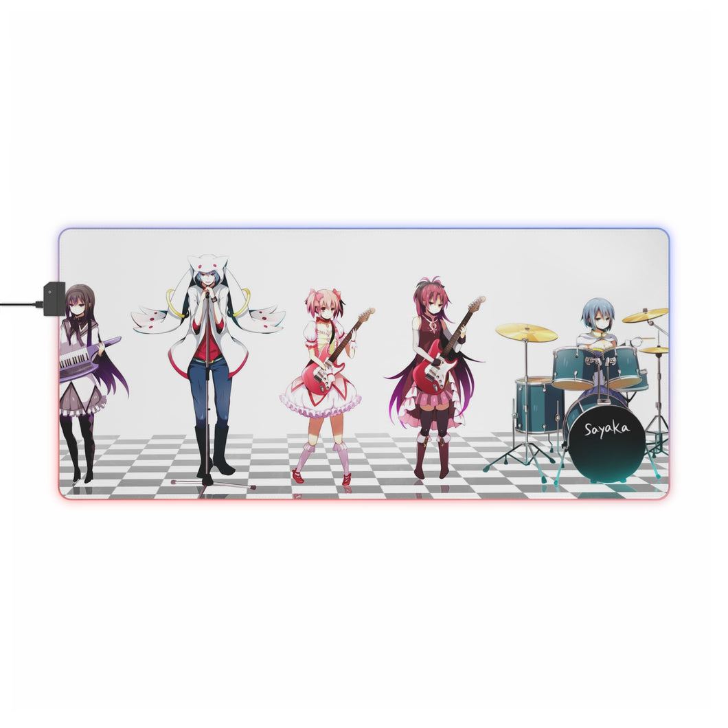 Puella Magi Madoka Magica RGB LED Mouse Pad (Desk Mat)