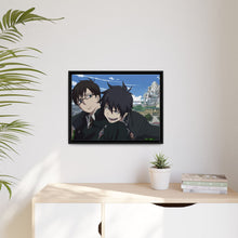 Load image into Gallery viewer, Blue Exorcist Canvas Framed Art Print

