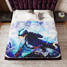 Load image into Gallery viewer, Blue Exorcist Rin Okumura Sherpa Blanket
