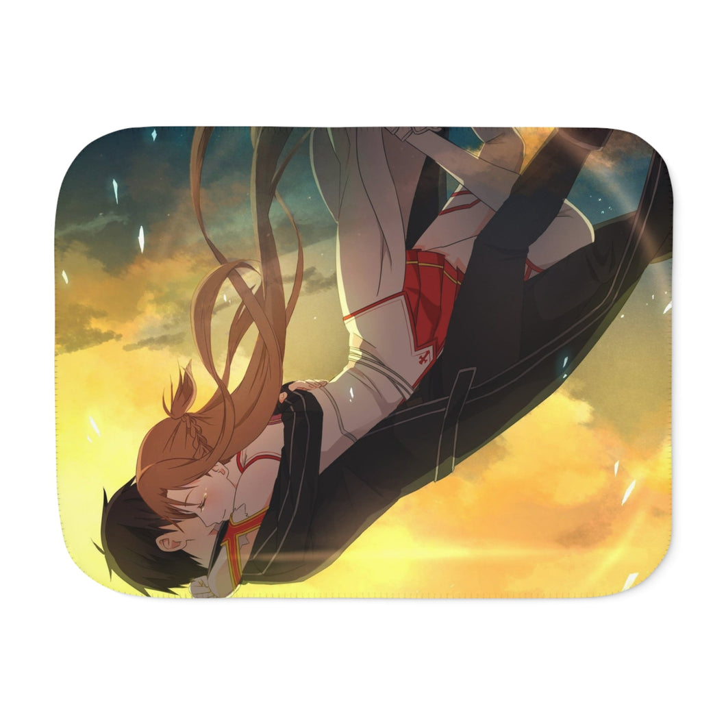 Asuna and Kirito Sherpa Blanket