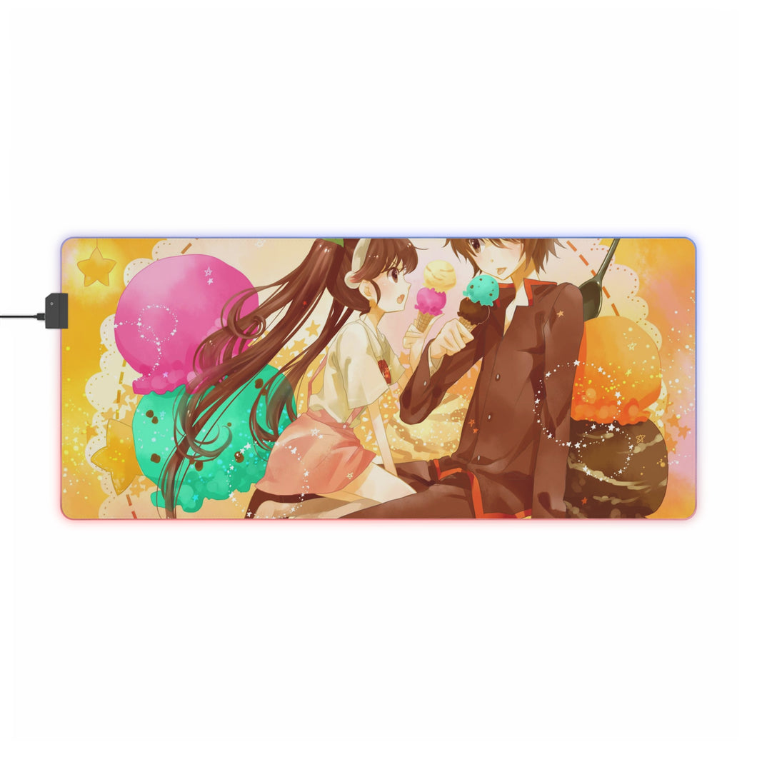 Monogatari (Series) RGB LED Mouse Pad (Desk Mat)