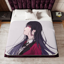 Load image into Gallery viewer, Yumeko Jabami Sherpa Blanket
