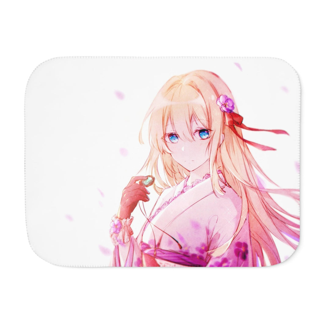 Anime Violet Evergarden Sherpa Blanket