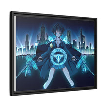 Load image into Gallery viewer, Akane Tsunemori with The dominators Canvas Framed Art Print
