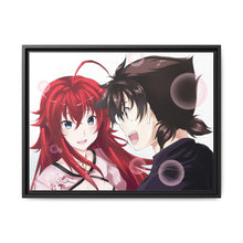 Load image into Gallery viewer, High School DxD Rias Gremory, Issei Hyoudou Canvas Framed Art Print
