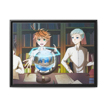 Load image into Gallery viewer, The Promised Neverland Ray, Norman, Emma Canvas Framed Art Print
