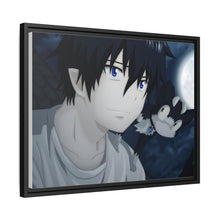 Load image into Gallery viewer, Rin Okumura and Kuro Canvas Framed Art Print
