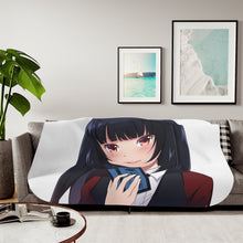 Load image into Gallery viewer, Kakegurui Yumeko Jabami Sherpa Blanket
