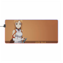 Load image into Gallery viewer, Sword Art Online Asuna Yuuki RGB LED Mouse Pad (Desk Mat)
