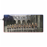 Anime Attack On Titan RGB LED Mouse Pad (Desk Mat)