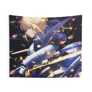 Artoria Pendragon, Saber and Fate (Series) Indoor Wall Tapestry