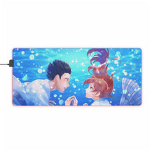 Load image into Gallery viewer, Koe No Katachi Shouko Nishimiya, Shouya Ishida RGB LED Mouse Pad (Desk Mat)
