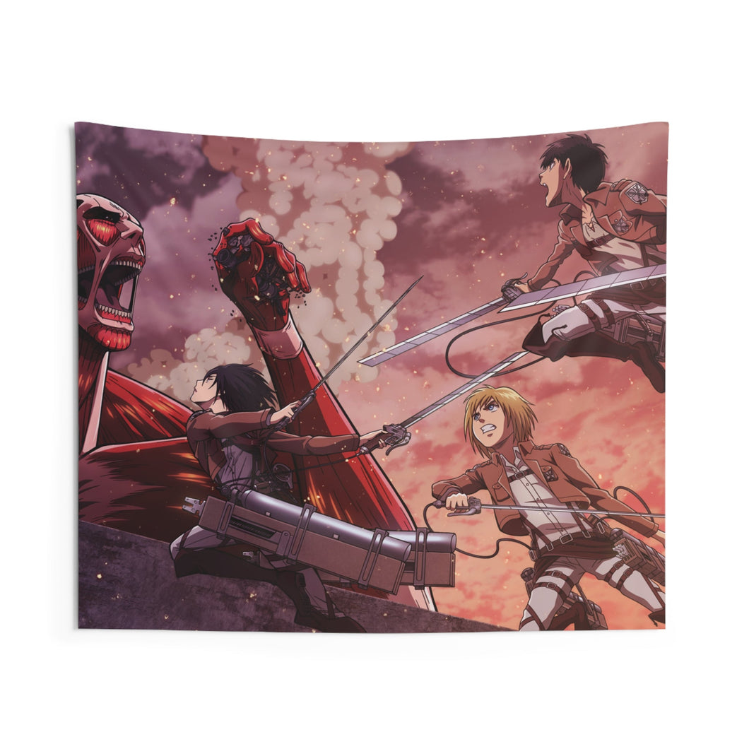Anime Attack On Titan Indoor Wall Tapestry
