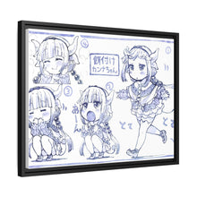 Load image into Gallery viewer, Kanna Kamui Canvas Framed Art Print
