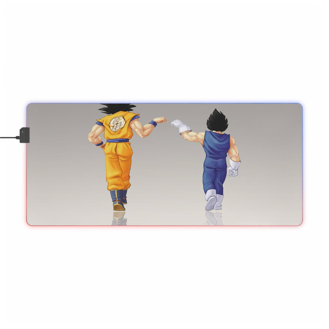 goku and vegeta RGB LED Mouse Pad (Desk Mat)