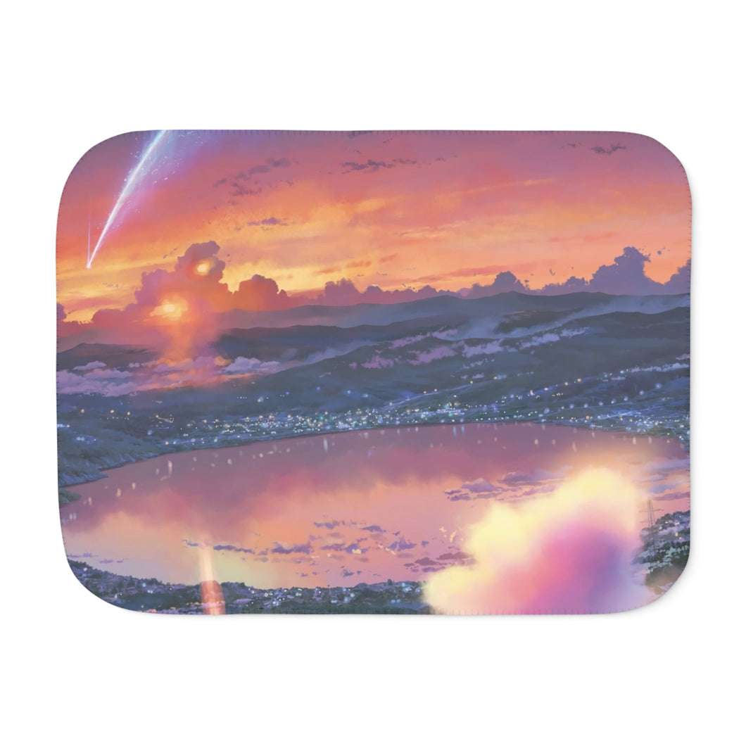 Your Name. Sherpa Blanket