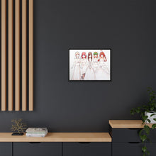 Load image into Gallery viewer, The Quintessential Quintuplets Miku Nakano, Itsuki Nakano, Nino Nakano, Yotsuba Nakano, Ichika Nakano Canvas Framed Art Print
