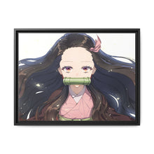 Load image into Gallery viewer, Demon Slayer: Kimetsu no Yaiba Nezuko Kamado Canvas Framed Art Print

