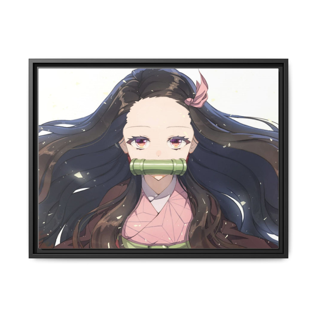 Demon Slayer: Kimetsu no Yaiba Nezuko Kamado Canvas Framed Art Print