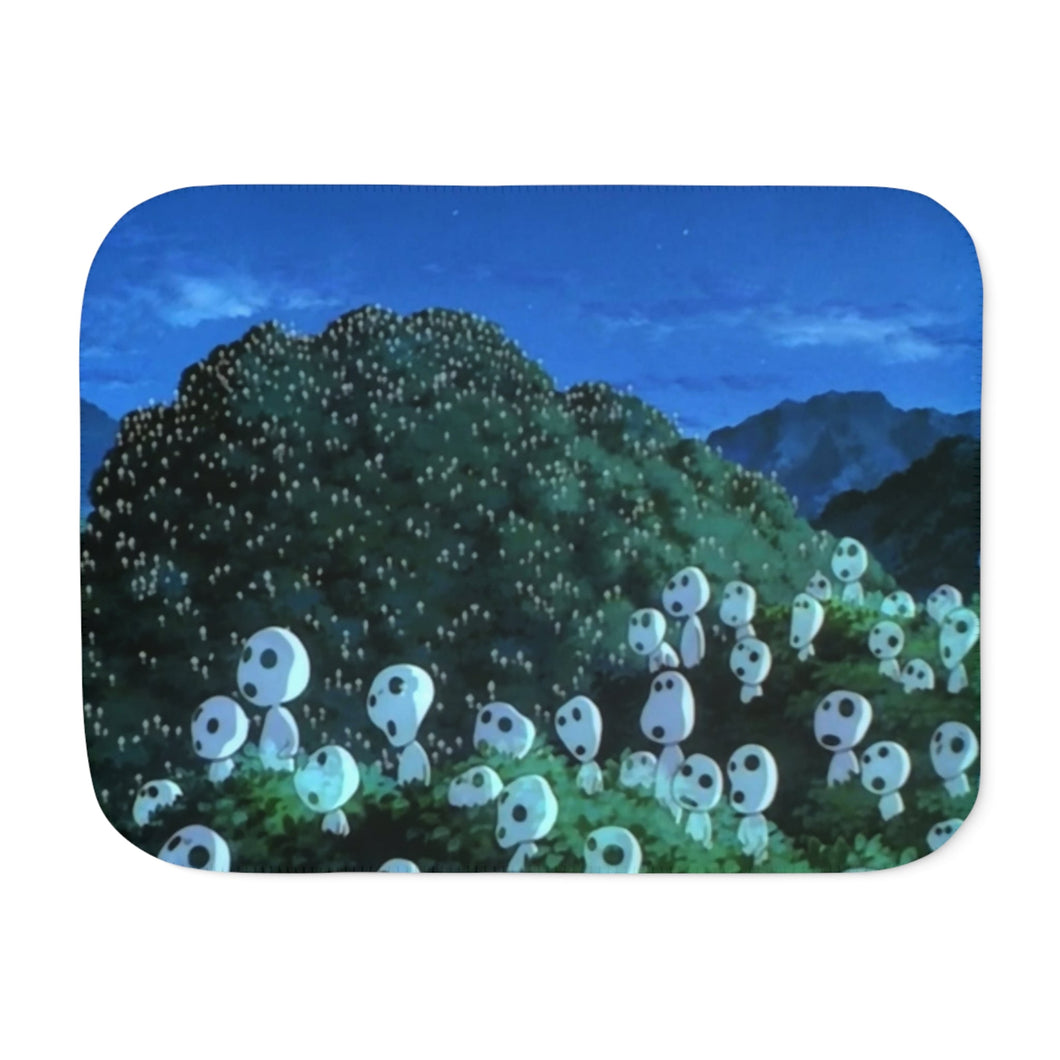Anime Princess Mononoke Sherpa Blanket