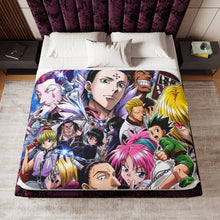 Load image into Gallery viewer, Anime Hunter x Hunter Sherpa Blanket
